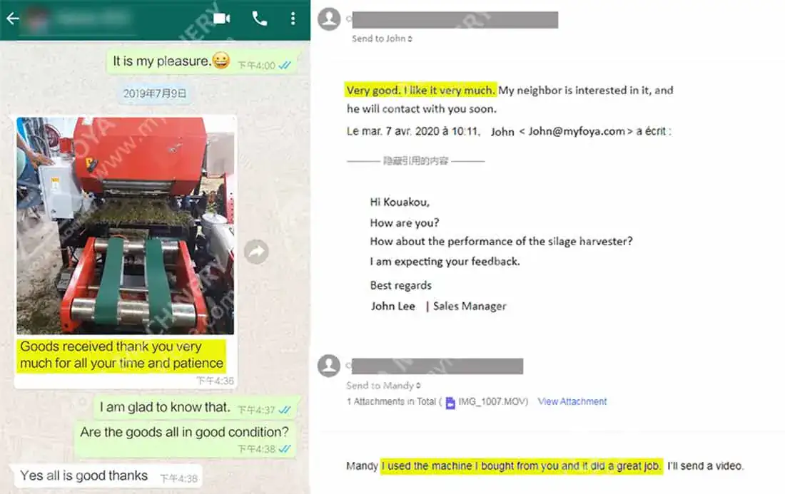 FOYA Machinery customer feedback and reviews